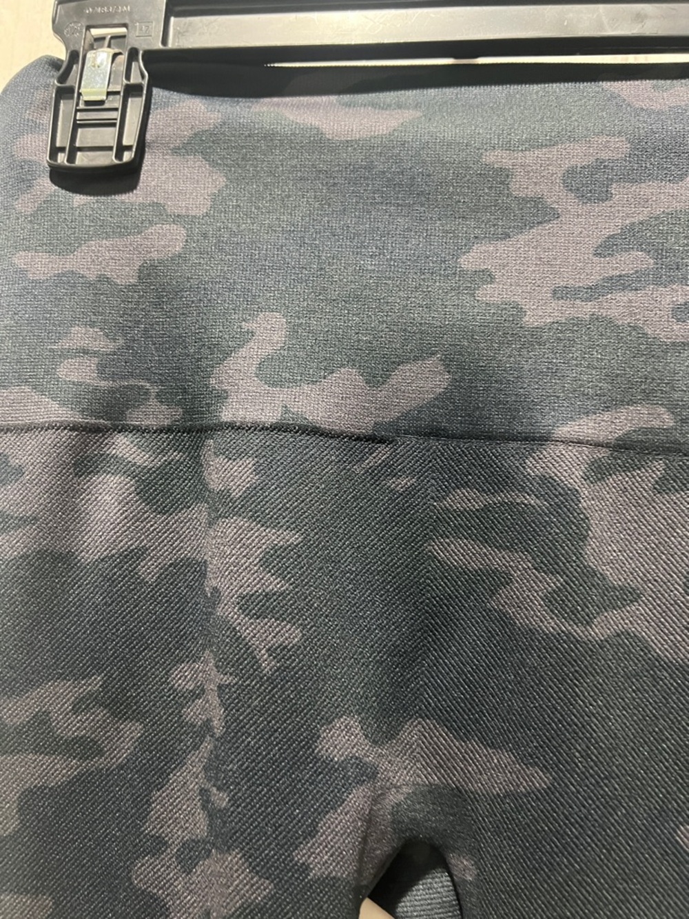 SPANX Woman’s Black and Gray Camo Leggings - Picture 5 of 7